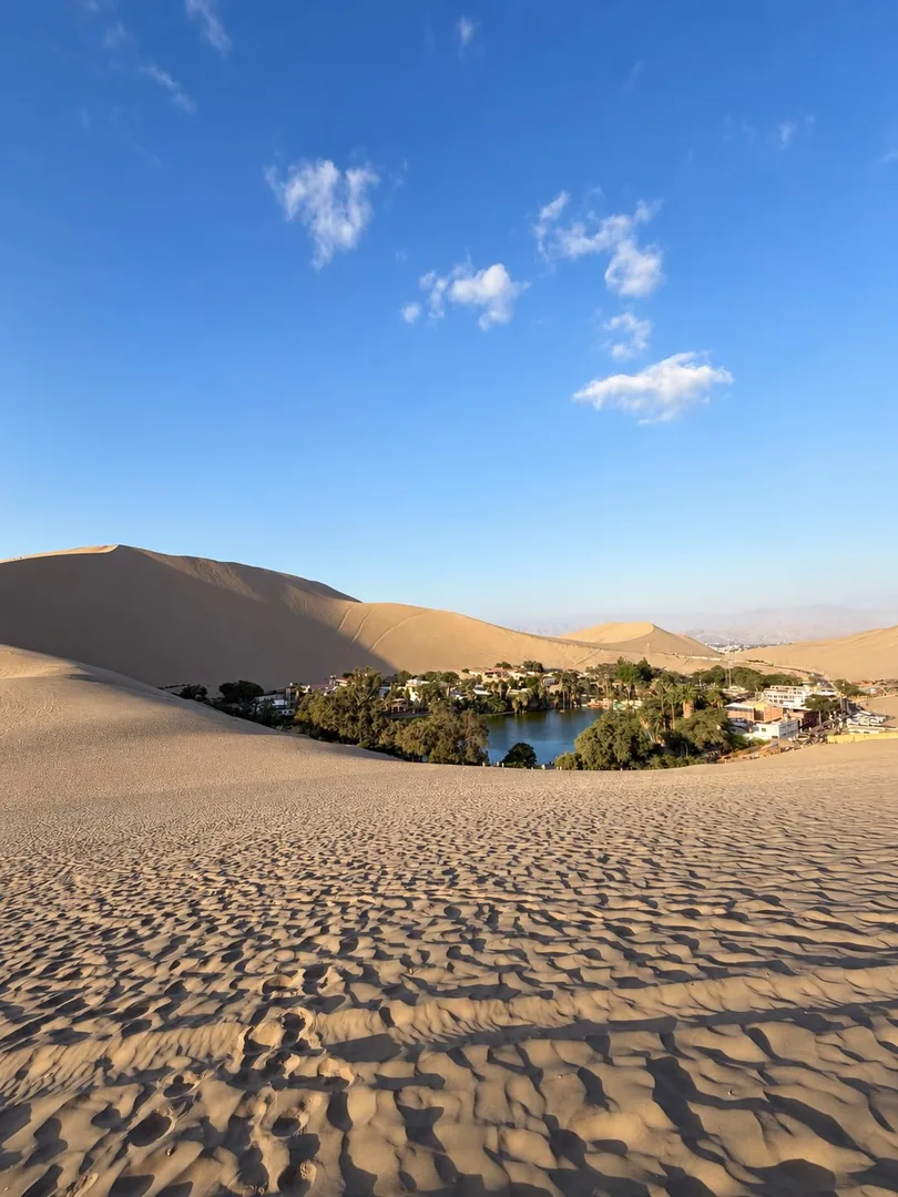Desert dunes in Ica