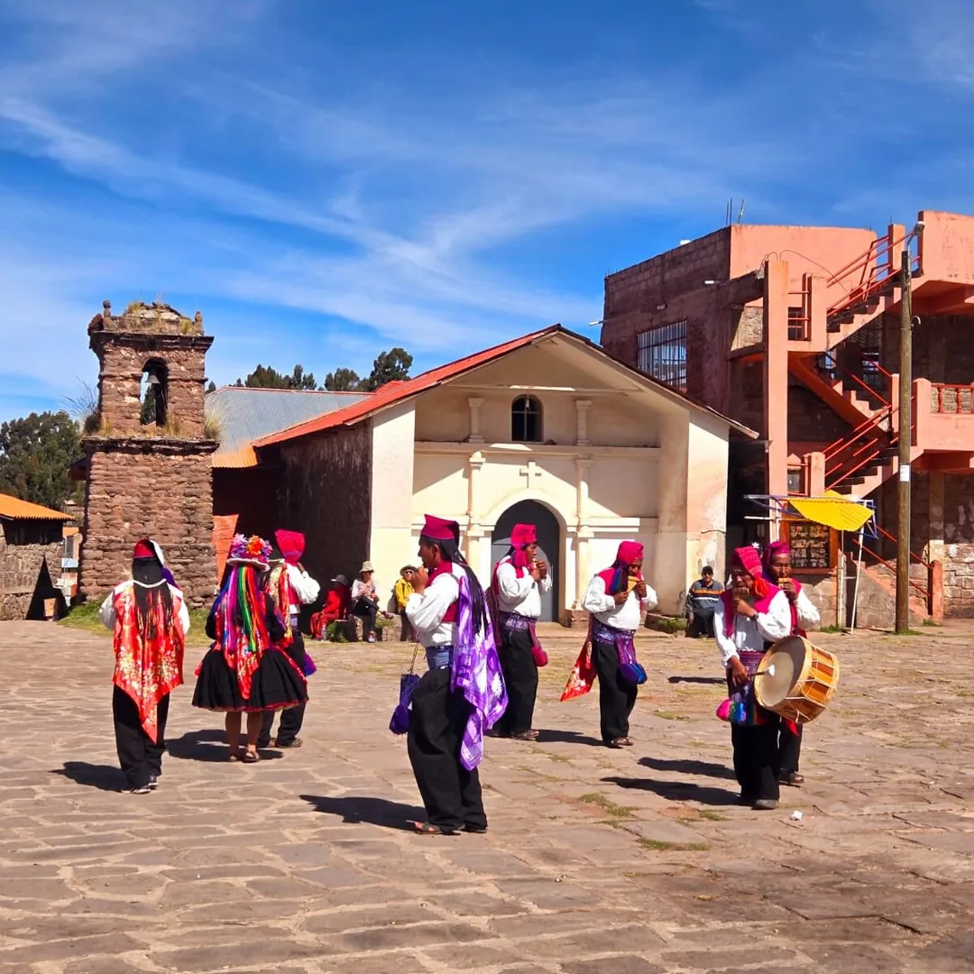 Boat ride on Lake Titicaca