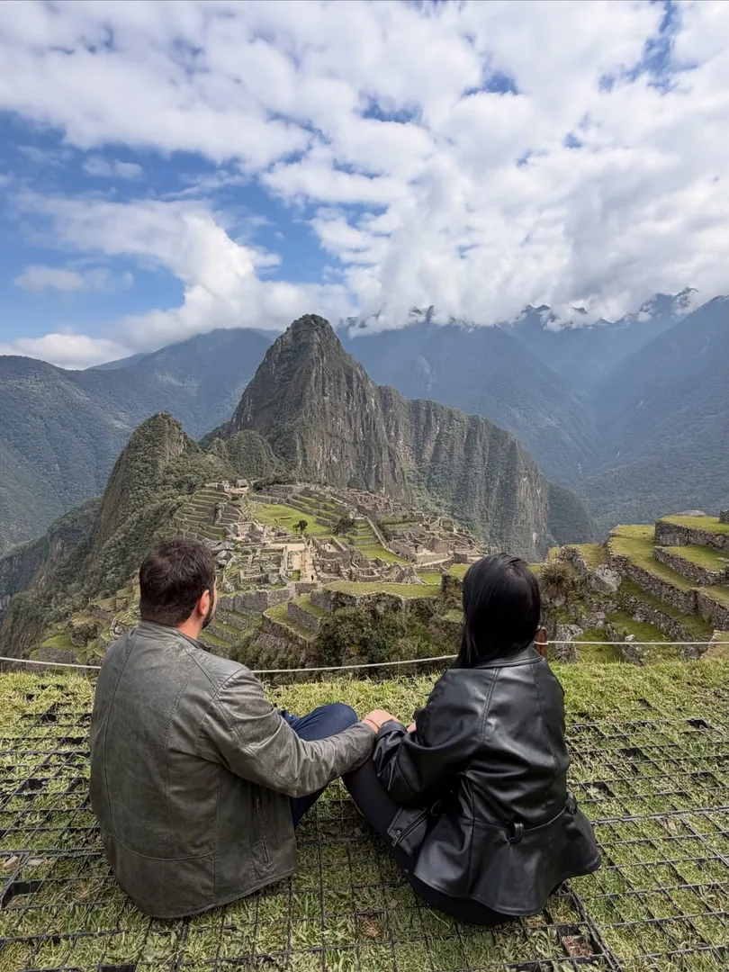 Machu Picchu among the mountains