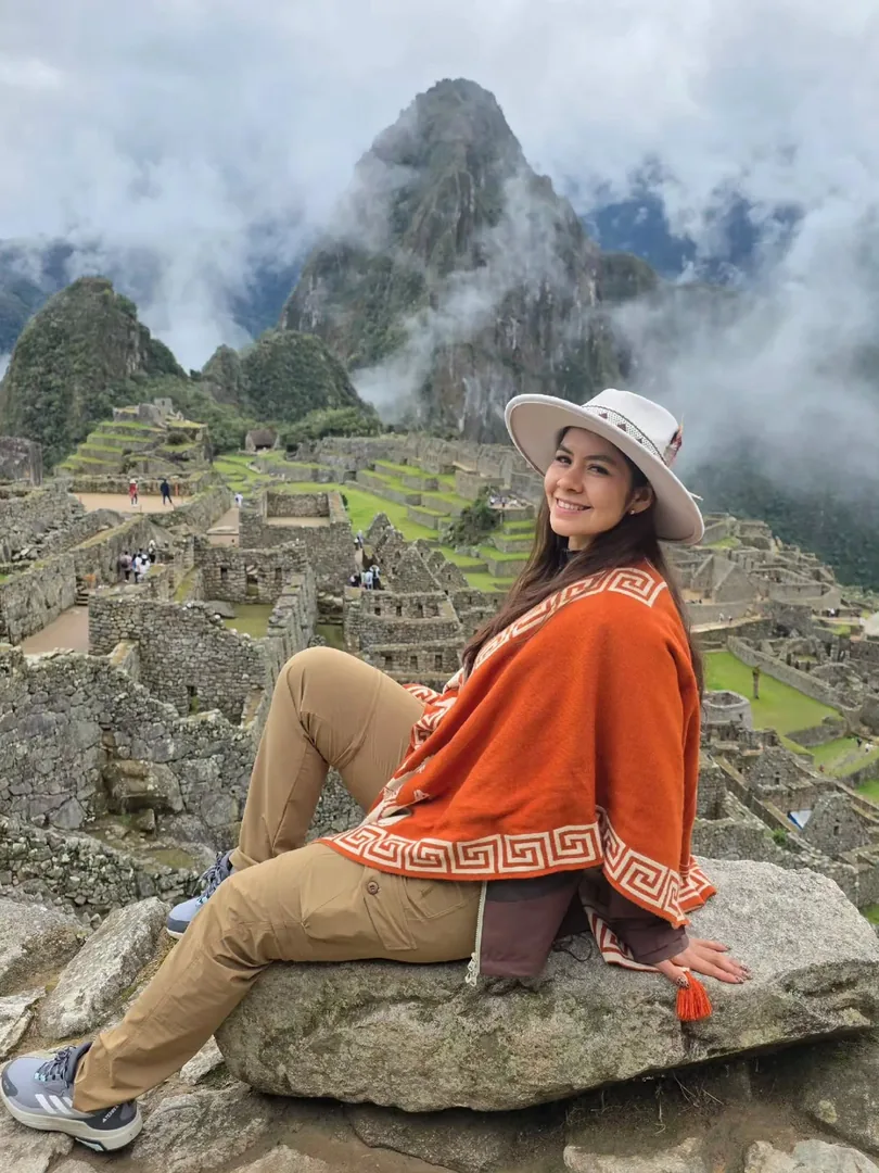 Panoramic view of Machu Picchu