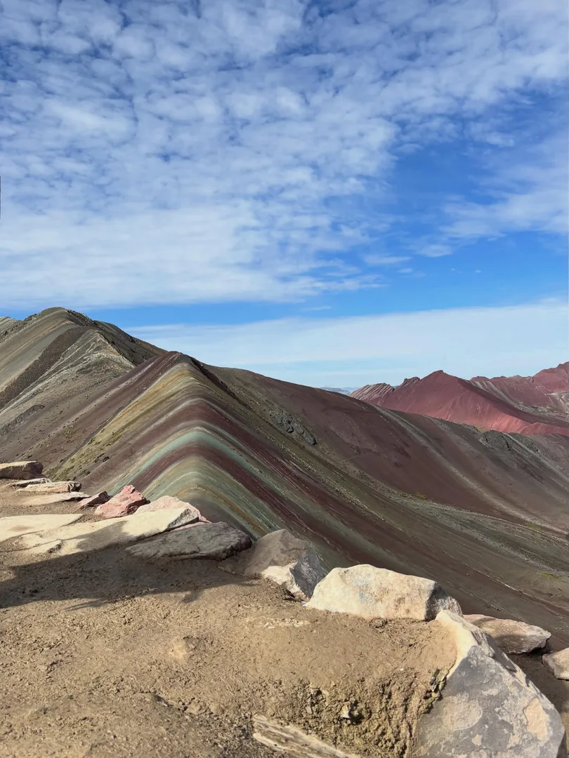 Andean landscape on the way to Vinicunca